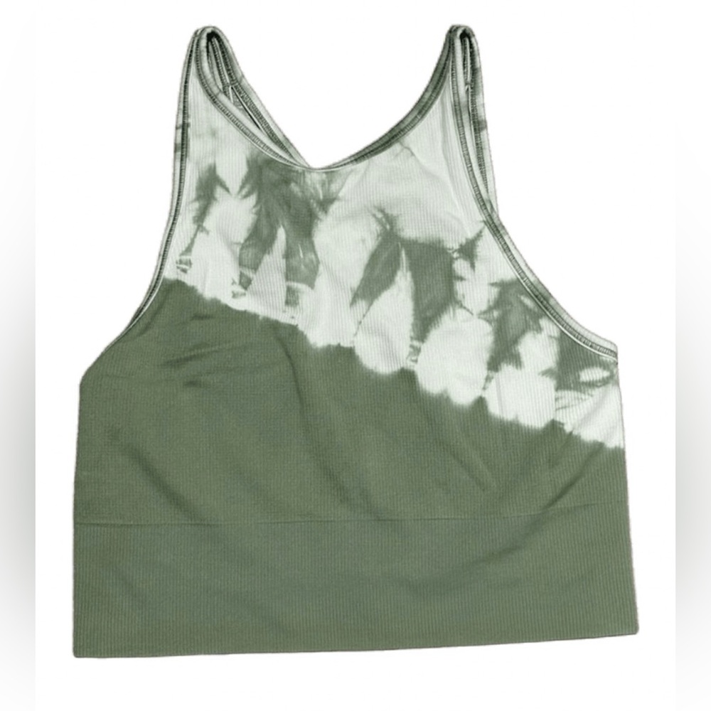 Athleta Aurora Seamless High Neck Crop Tank